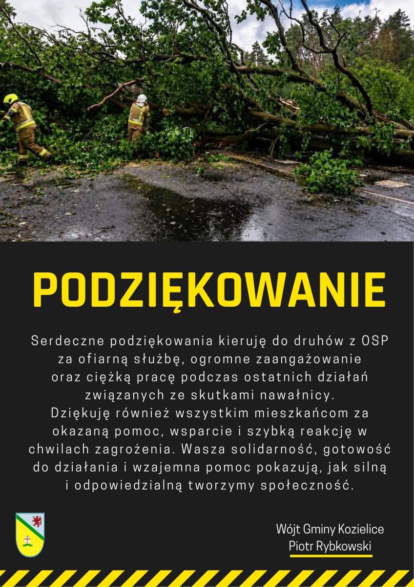 Zdjęcie: PODZIĘKOWANIE