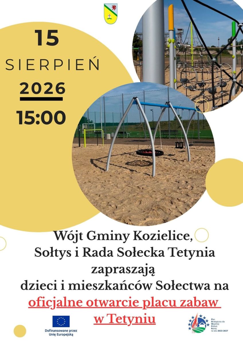 Zdjęcie: Oficjalne otwarcie placu zabaw w Tetyniu