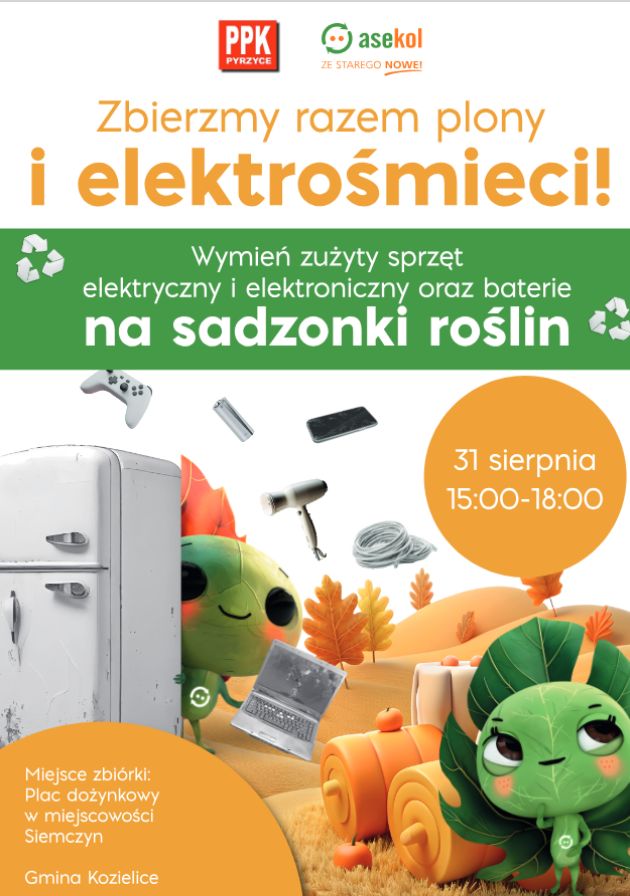 Zdjęcie: Wymień zużyty sprzęt elektryczny i elektroniczny oraz baterie na sadzonki roślin