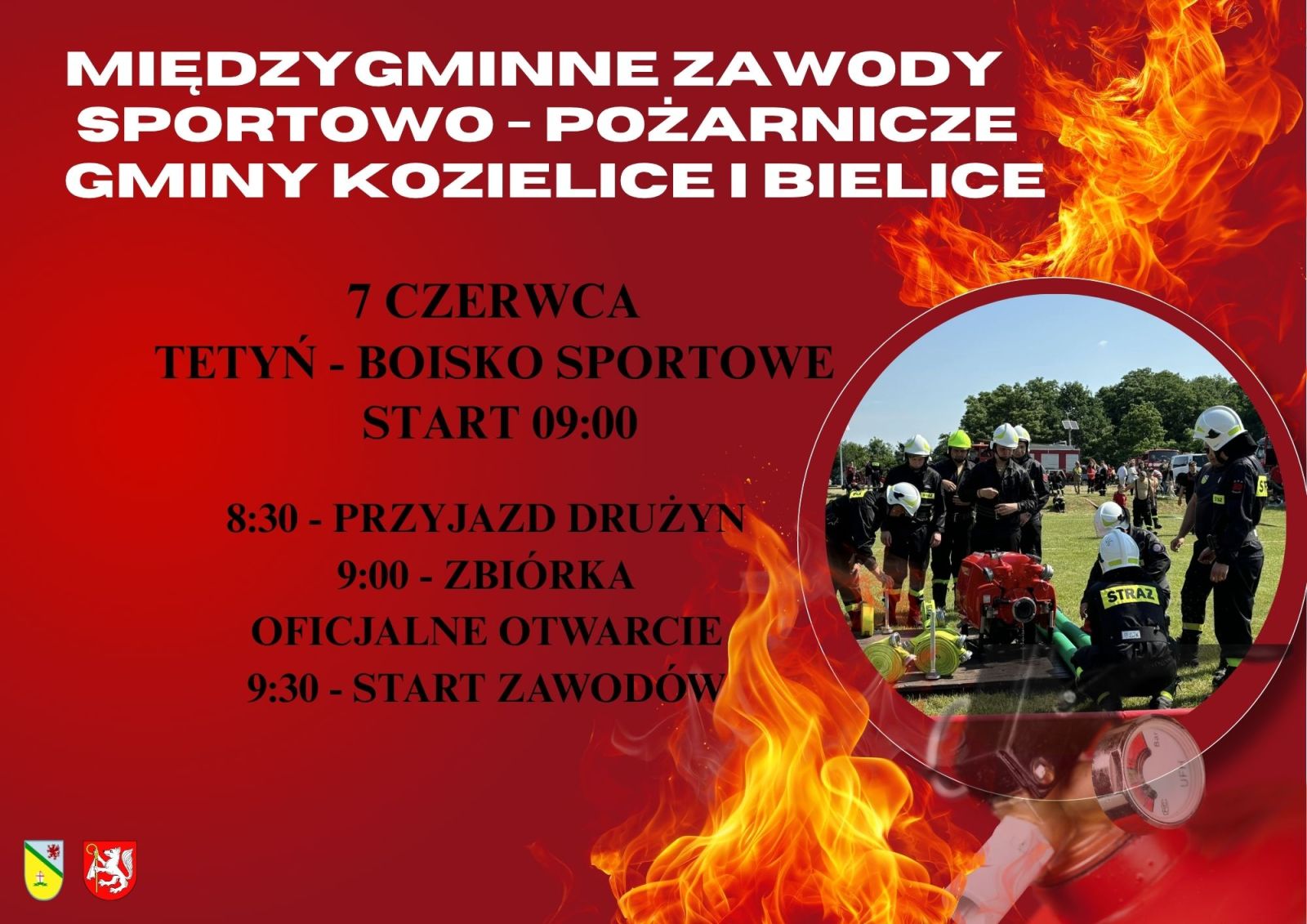 Zdjęcie: Międzygminne zawody sportowo-pożarnicze Gminy Kozielice i Bielice